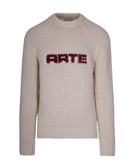 Arte' Gray Sweater for men