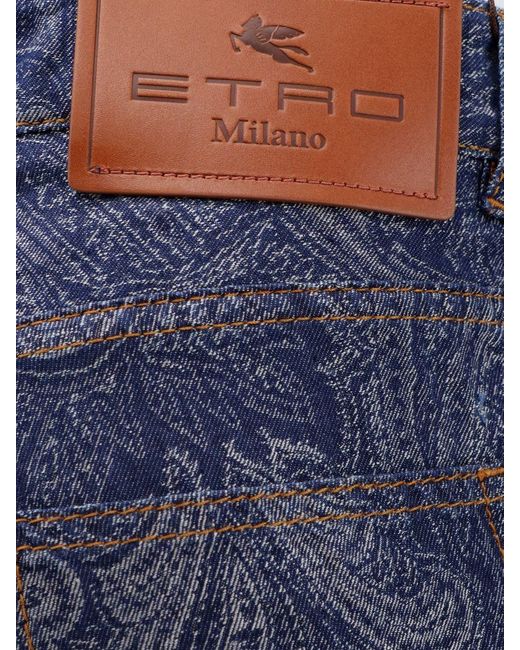 Etro Blue Trouser for men