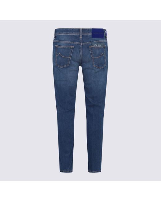 Jacob Cohen Blue Mid Denim Jeans for men