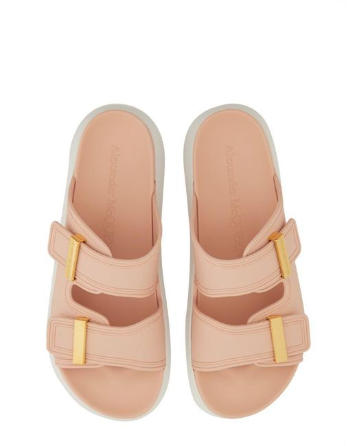 Alexander McQueen Pink Oversize Hybrid Sandal