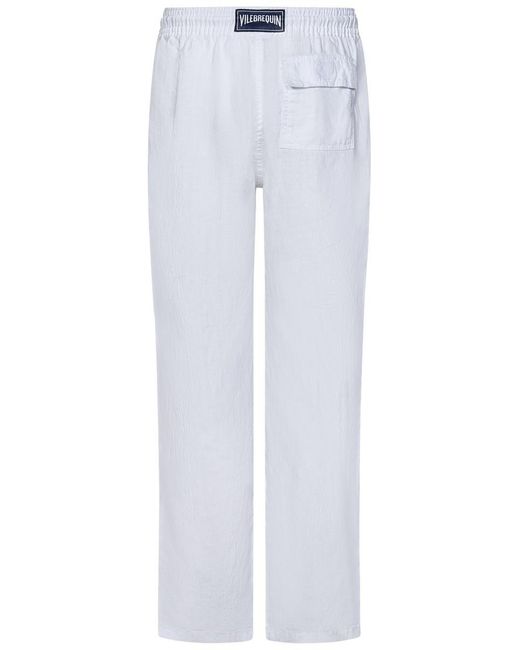 Vilebrequin White Pacha Trousers for men