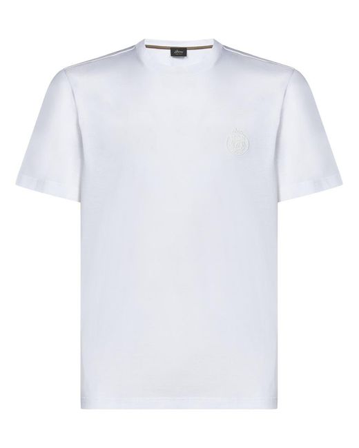 Brioni White T-Shirt for men