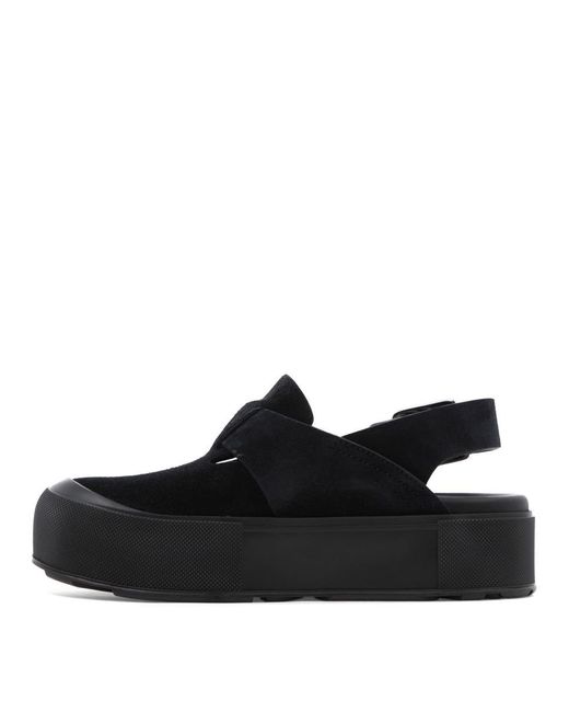 Alexander McQueen Black Sandali "Mount Slick" for men
