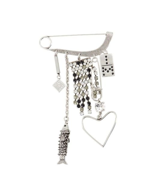 Isabel Marant White Brooches