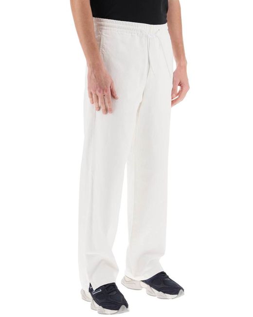 A.P.C. White Vincent Jeans With Drawstring Waistband for men