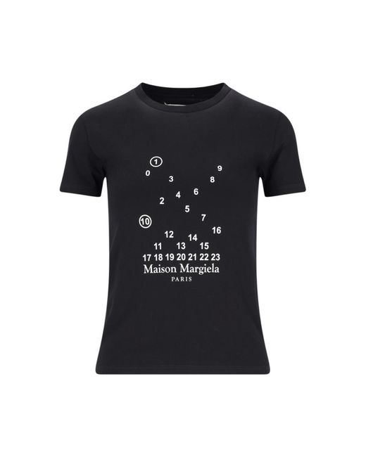 Maison Margiela Black Logo T-shirt