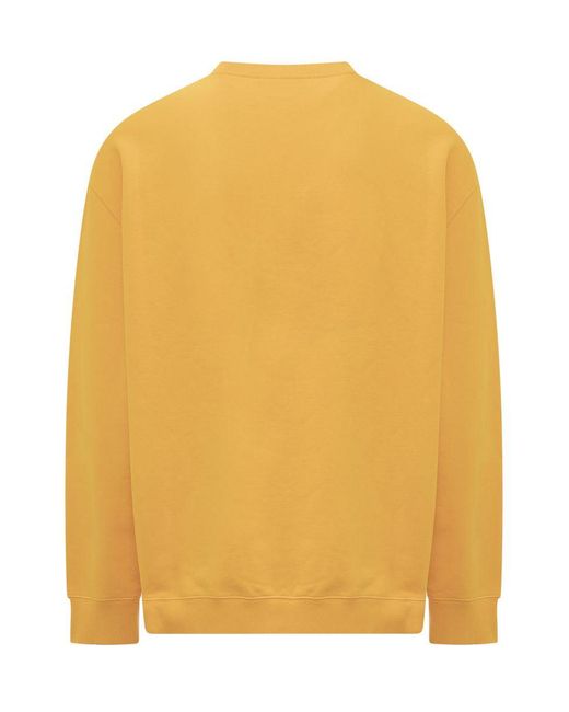 Lanvin Yellow Curb Sweatshirt for men