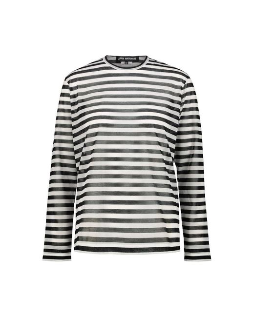 Junya Watanabe Black Striped T-Shirt
