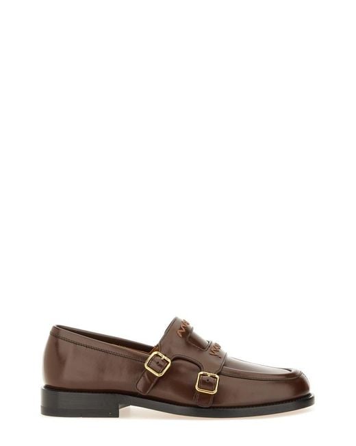 Marni Brown Bambi 3.0" Moccasin