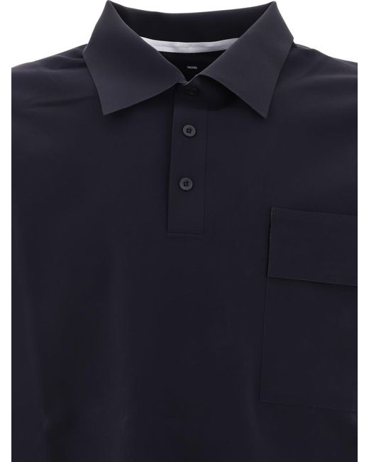 GR10K Blue "Taped Bonded" Polo Shirt for men