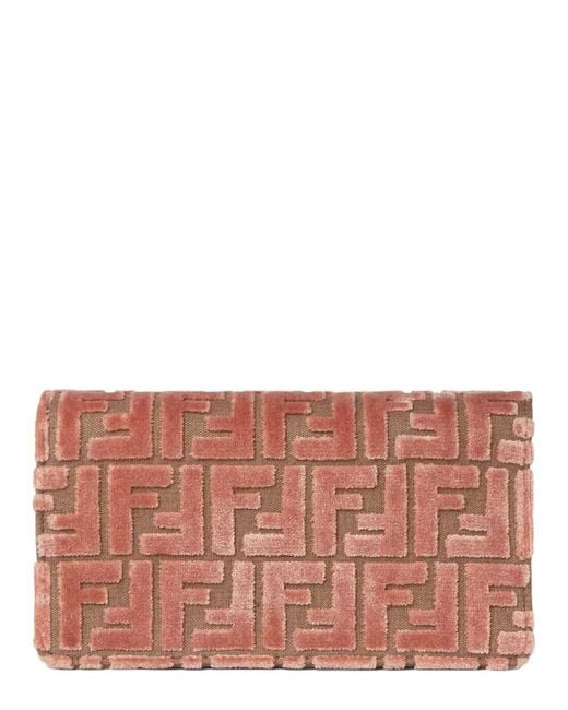 Fendi Pink "Baguette" Wallet