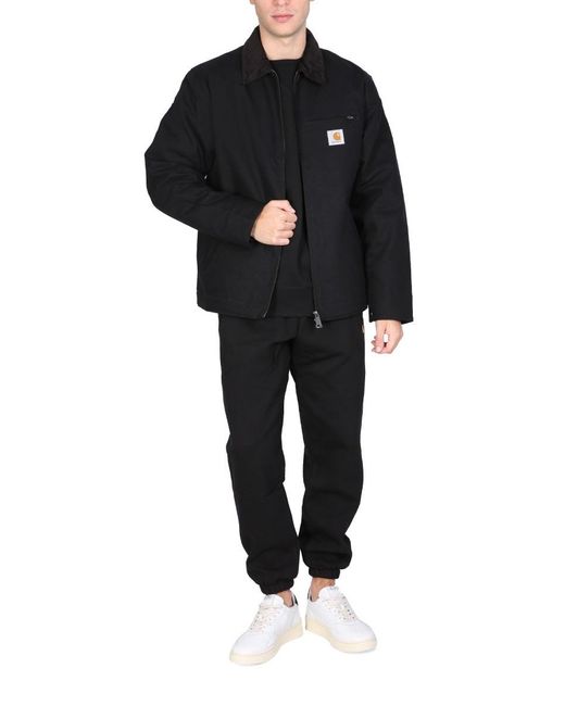 Carhartt Cotton Detroit Jacket in Nero (Black) for Men - Save 36% | Lyst
