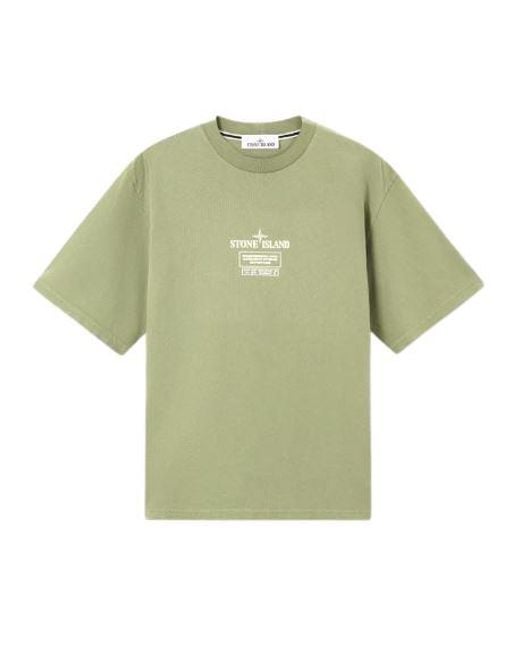 Stone Island Green T-Shirts And Polos for men