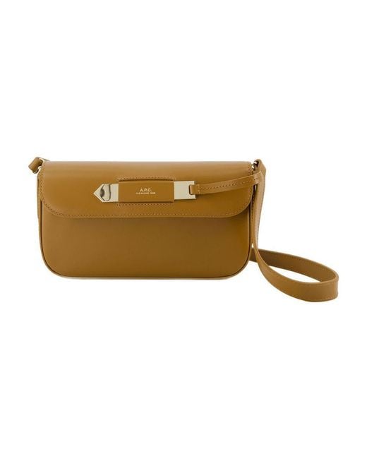 A.P.C. Brown Charlotte Hobo Bag