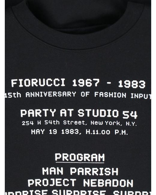 Fiorucci Black T-Shirts And Polos