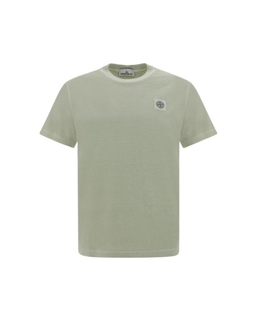 Stone Island Green T-shirts for men