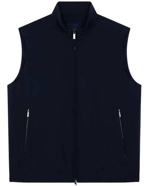 Paul & Shark Blue Typhoon Re-4X4 Vest for men