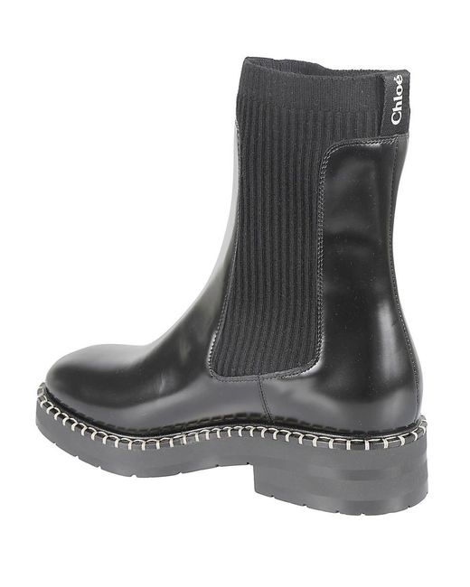 Chloé Black Noua Ankle Boot
