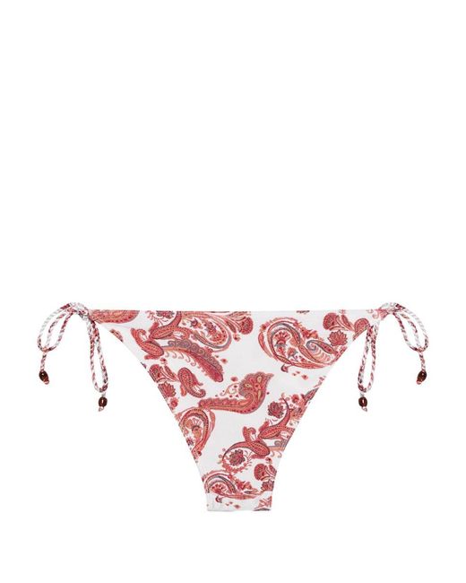 Faithfull The Brand Pink Picone Bikini Bottom