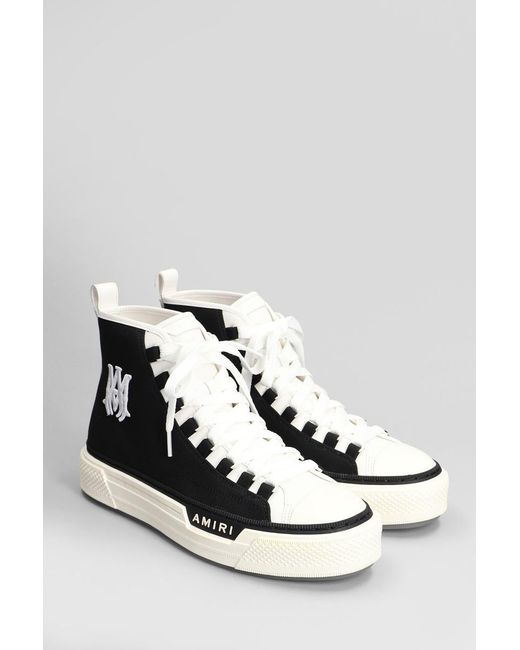 Amiri White Ma Court Hi Sneakers for men