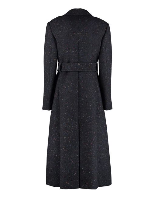 Chloé Black Belted Double-breasted Coat