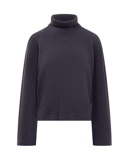 Jucca Blue Turtleneck Sweater