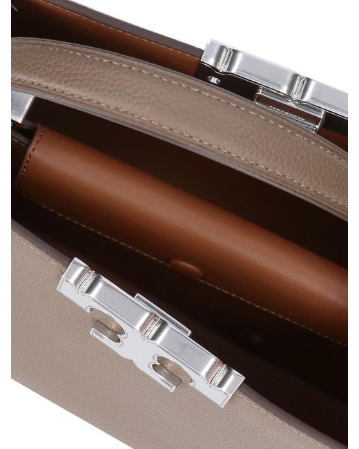 Tory Burch Brown 'Eleanor' Large Top Case