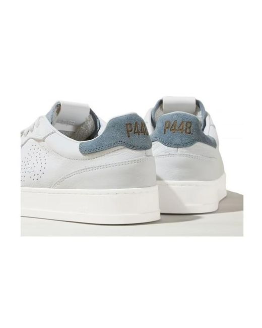 P448 White Sneakers for men