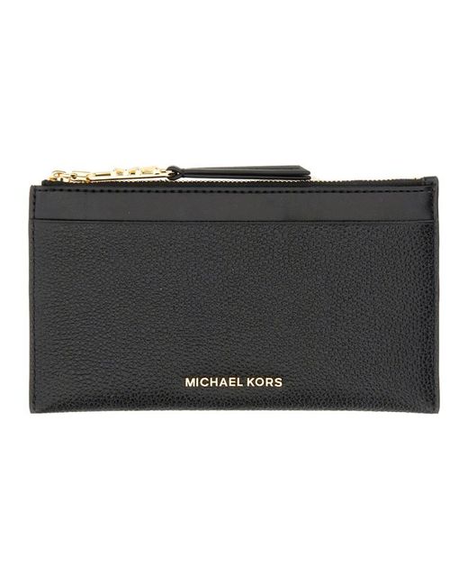 Michael Kors Black Leather Card Holder
