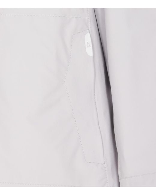 Herno White Lightweight A-shape Gore-t
