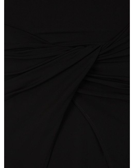 Off-White c/o Virgil Abloh Black Twist Midi Dress