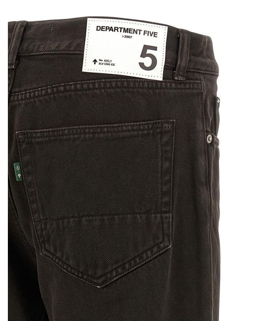 Department 5 Black 'musso' Jeans for men