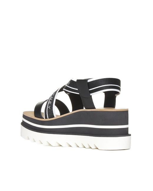 Stella McCartney Multicolor Sneakelyse Canvas And Alter Nappa Sandals