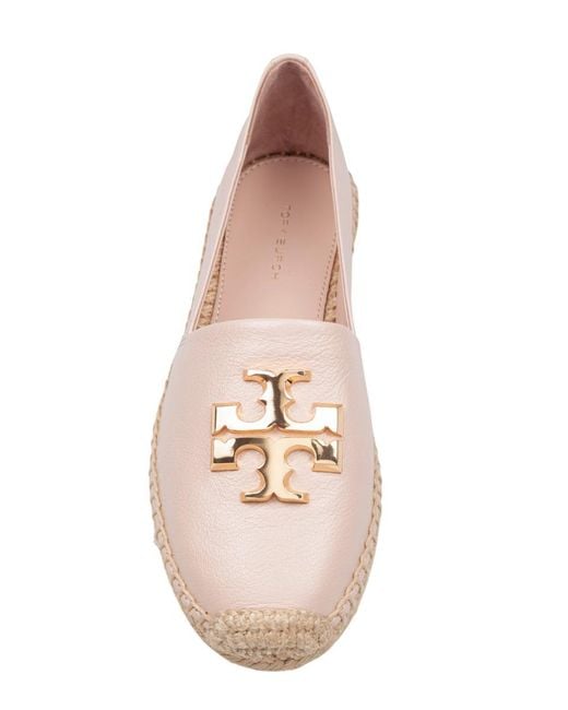 Tory Burch Pink Soft Leather Espadrilles