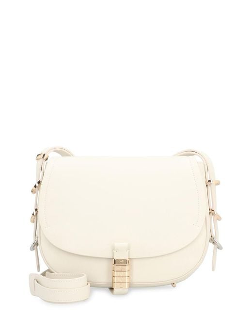 Pinko Natural Leather Crossbody Bag