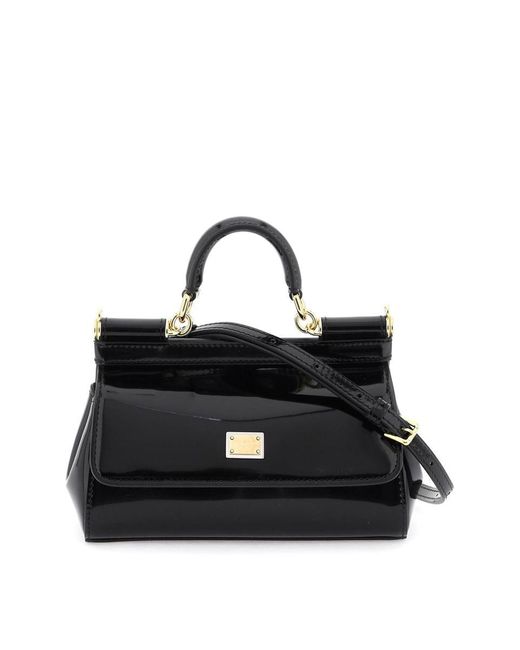 Dolce & Gabbana Black Mini 'sicily' Bag