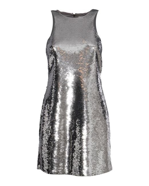 Michael Kors Gray Midi Dress