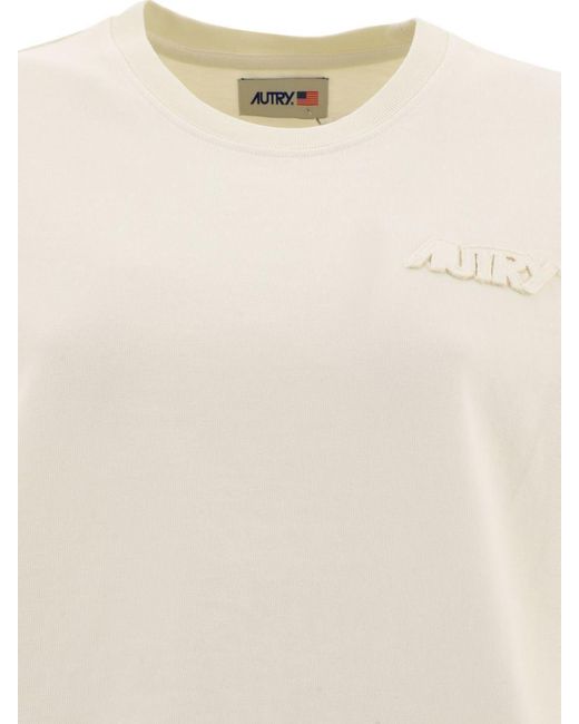 Autry White T-Shirt With Logo