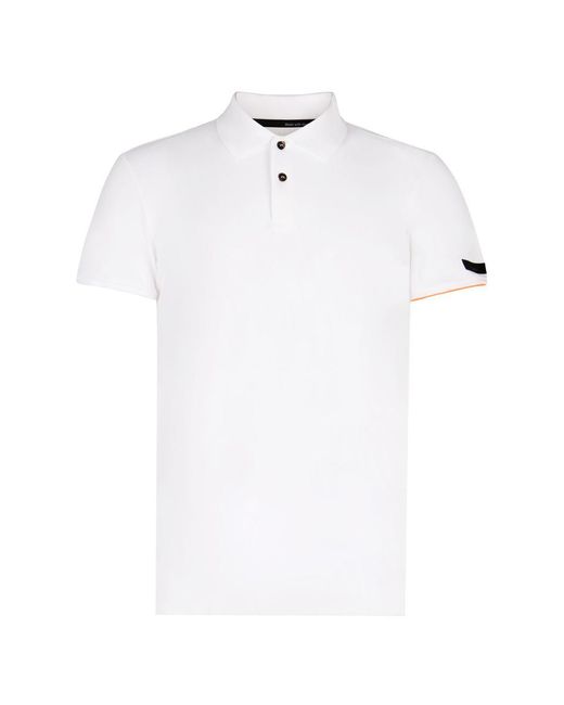Rrd White Short Sleeve Polo Shirt for men