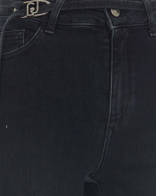 Liu Jo Black Flare Stretch Jeans
