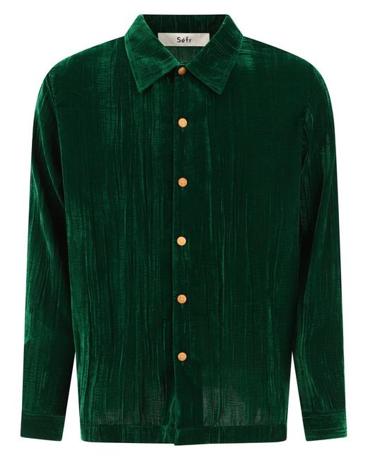 Séfr Green "Lou" Overshirt for men