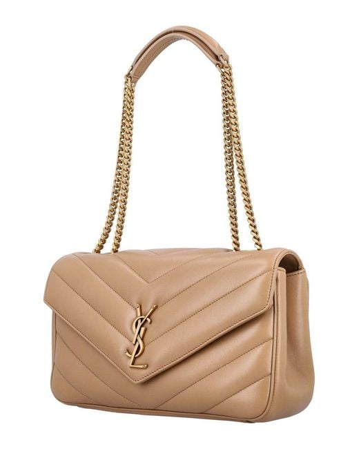 Saint Laurent Natural Medium Loulou Bag