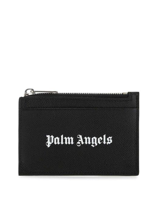 Palm Angels Black Caviar Card Holder for men