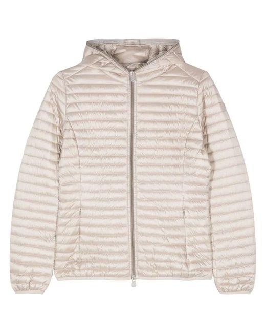 Save The Duck Natural Alexa Quilted Jacket