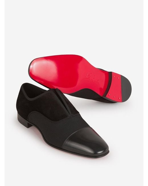 Christian Louboutin Black Alpha Male Shoes for men