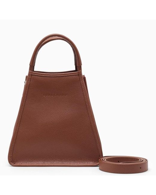 Longchamp Le Foulonnè S Brown Leather Handbag