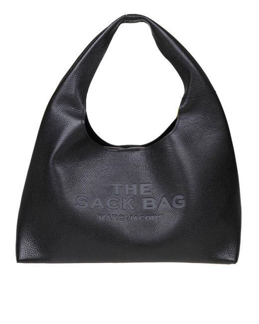 Marc Jacobs Black Soft Leather Shoulder Bag