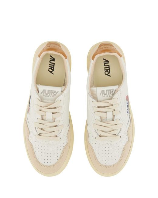 Autry White Medalist Low Sneaker