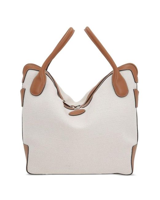 Tod's Gray Di Bag Swing Medium Tote