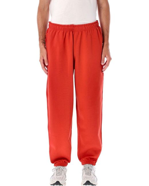 Nike Red Solo Swoosh Jogging Pants for men